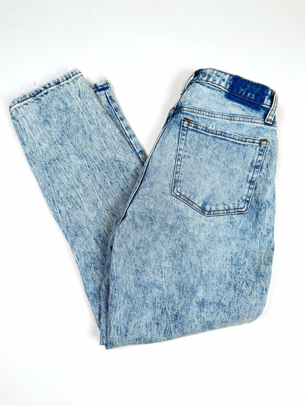 Abercrombie And Fitch Acid Wash High Rise Mom Jeans Curve Love 26 /6R
